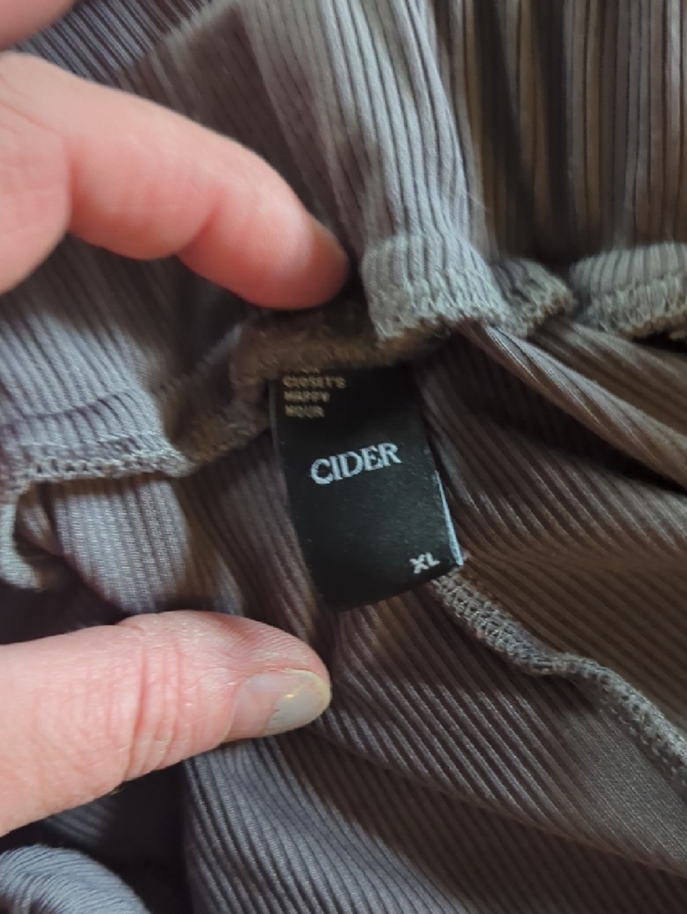 Cider Ribbed Wide Leg Pants - Picture 2 of 2